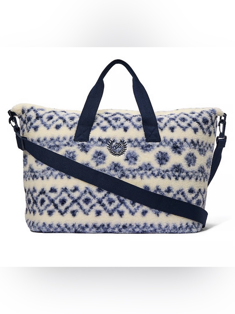 NEW PINK VS Cozy Plush Weekender Tote Bag